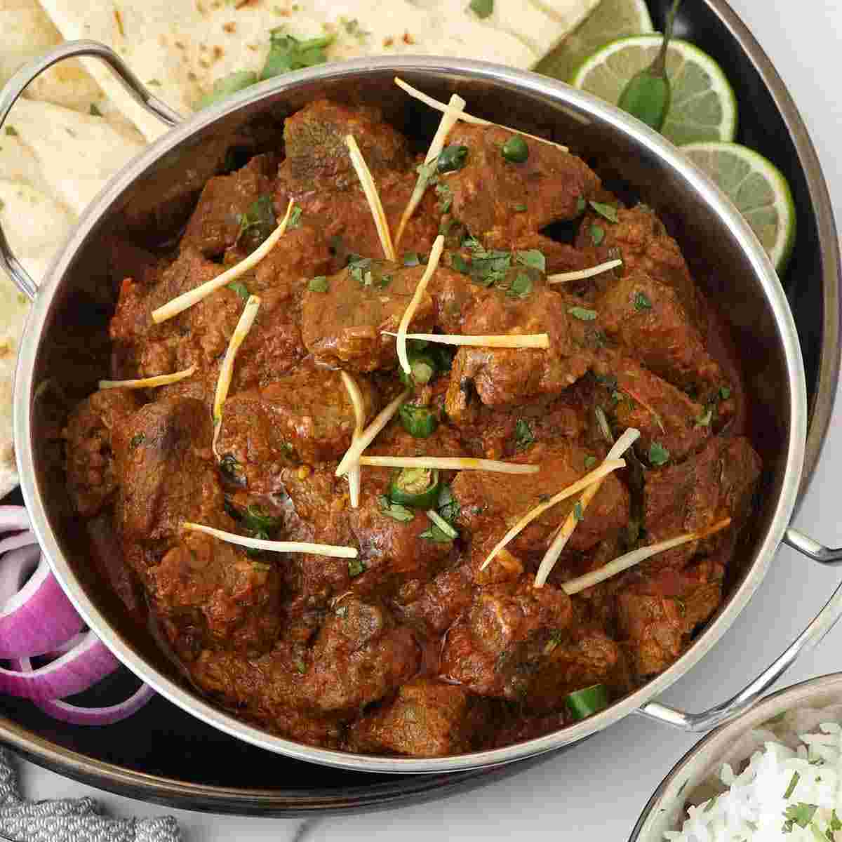 Karahi lamb